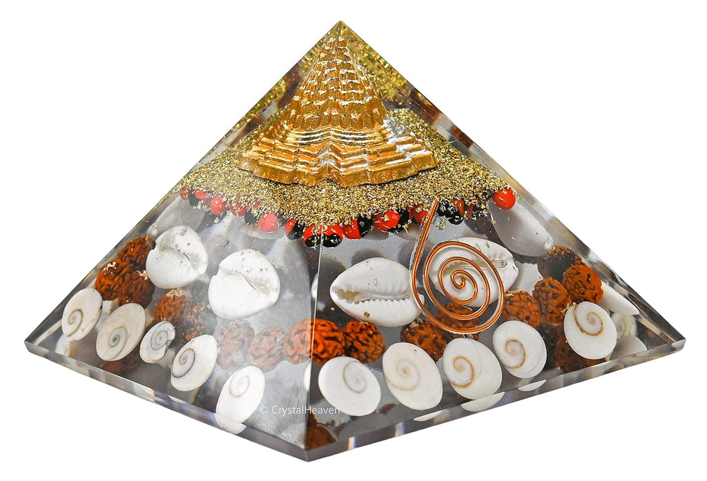 Large Shree Yantra Orgonite Pyramid