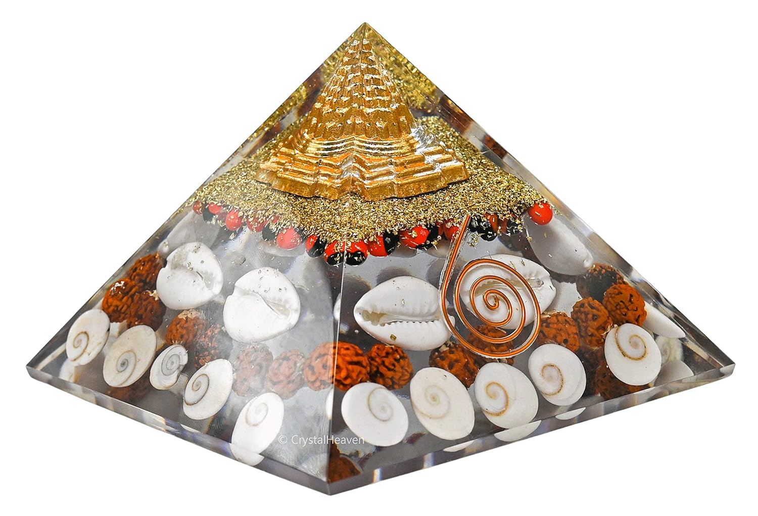 Large Shree Yantra Orgonite Pyramid